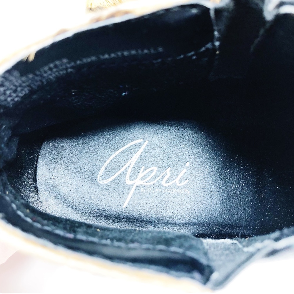 Apri Women’s 6.5US Italian Leopard Black Booties - Picture 6 of 8